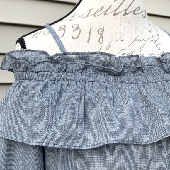 Lucky Brand Off The Shoulder Ruffle Top - Picture 4 of 11